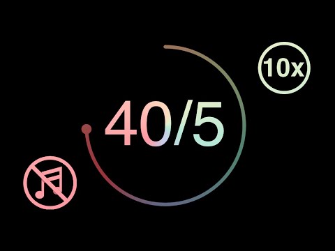 40/5 - Pomodoro - 40 minute timer with 5 minute breaks - Dark Pastel