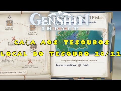 GENSHIN IMPACT:  CAÇA AOS TESOUROS - LOCAL DO TESOURO 11/12