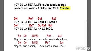 Navidad: Hoy en la Tierra, Pbro. Joaquin Madurga ( con acordes)