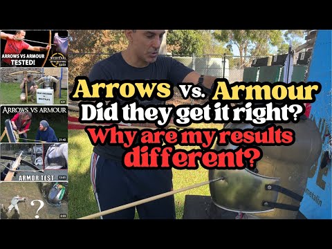 My Arrows vs. Armor Test. And Thirteen Other Tests Compared