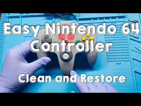 Easy Nintendo 64 Controller Clean and Restoration