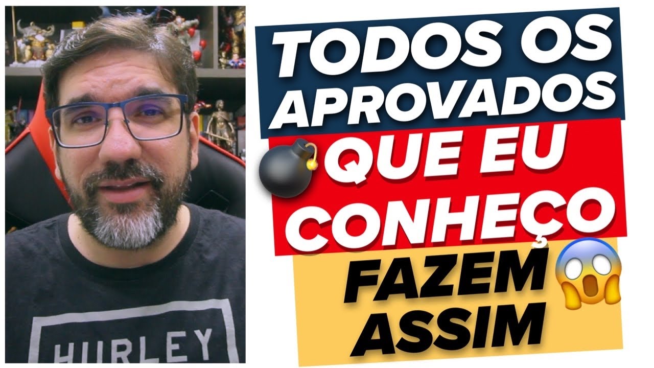 🔴▶️ O QUE TODOS OS APROVADOS QUE EU CONHEÇO FAZEM “ DO MESMO JEITO “ | PROF UBIRAJARA 🔴