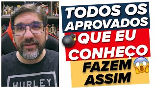 🔴▶️ O QUE TODOS OS APROVADOS QUE EU CONHEÇO FAZEM “ DO MESMO JEITO “ | PROF UBIRAJARA 🔴