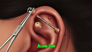ASMR Ultimate Satisfaction: Ear Wax & Piercing Deep Clean! | RELAXING SOUND 🤤