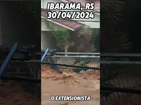 Ibarama, Região Centro Serra, RS 😳🙏#enchente #cheias #riograndedosul #alagamento  #centroserra