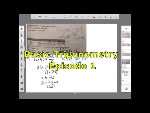 Math Tee-cher: Episode 1 Basic Trigonometry