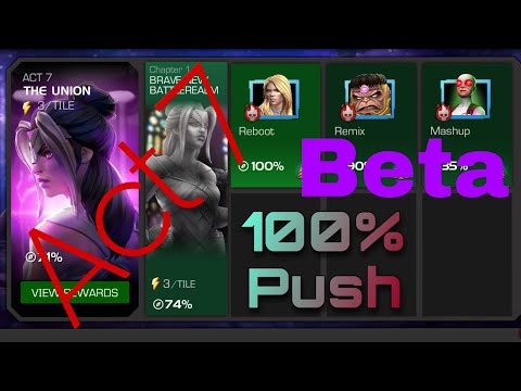 Act 7 chap. 1 Beta 100% push/ Act 7 cap. 1 Beta completando 100%