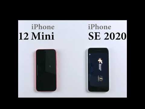 🍎iPhone 12 Mini vs iPhone SE 2020 🔥 Speed Test 🤩#shorts