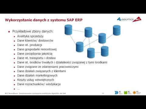 Zaawansowane rozwiązania analityczne Algolytics dla SAP