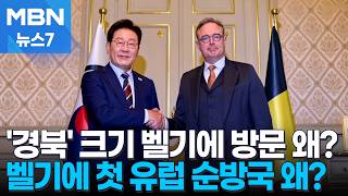 이 시각 벨기에 국왕 면담…'경상도 크기' 벨기에 찾은 특별한 이유? [MBN 뉴스7]
