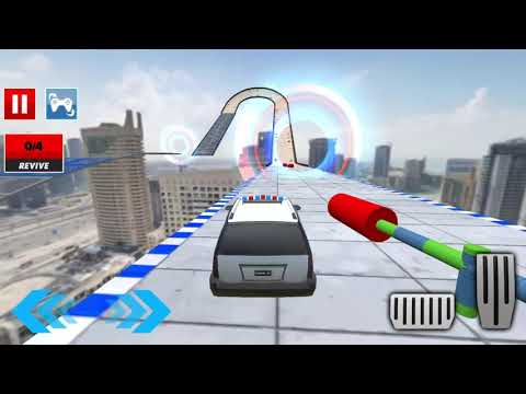 Police Prado Car Stunt Racing #3 - Play Impossible Car Games Ramp - Android Gameplay