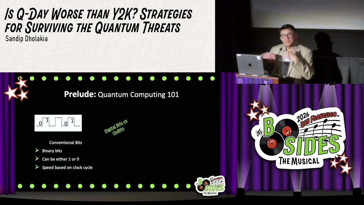 BSidesSF 2026 - Is Q-Day Worse than Y2K? Strategies for Surviving the Quantum... (Sandip Dholakia)
