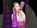 ASMR Rainbow Drink Drinking Sound Pink Colored Water Drinks Star Glass Cup Shorts Asmr
