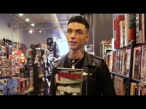 Andy Black Shops for His Top 5 Graphic Novels at Forbidden Planet