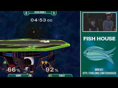 Fish House 6 SSBM - Bumps (Jigglypuff) Vs. JTurley (Y. Link) Losers Round 4
