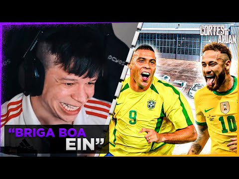 ARUAN REAGE A Quem é mais rico NEYMAR ou RONALDO? (SABE TUDO)- Cortes do Aruan