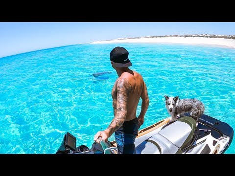 CLEAREST WATER EVER!! The Boys First Trip In Our New Boat - Ep 141