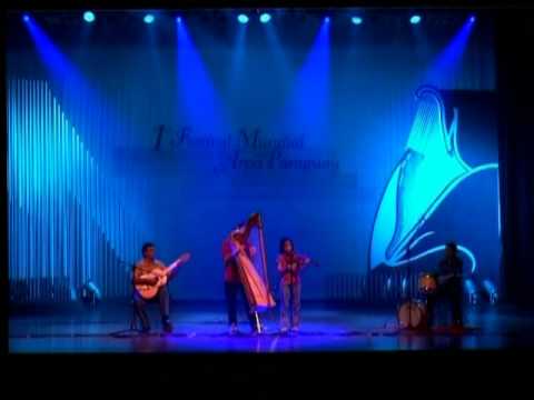 KIKE  PEDERSEN (ARPISTA PARAGUAYO). Primer Festival Mundial del Arpa en Paraguay