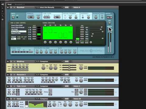 Native Instruments REAKTOR's Resochord - Part 5 - Parameters II