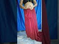 How To Wear Red Colour Poonam Saree Draping In With Out Blouse Easy Steps Akshita Karthik