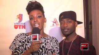 Dawn Richard &amp; AJ at The Industry Voice Awards Red Carpet