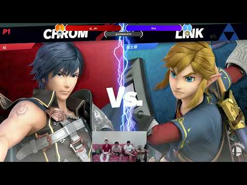 aj__siv (Chrom) vs Geo (Link) - ajvitational #4  - Winners Semi Finals