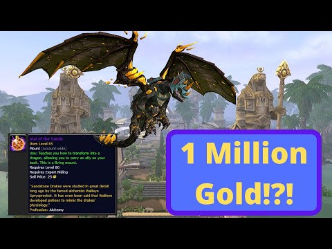 Vial of the Sands (VotS) Guide - 1 Million Gold per Month - World of Warcraft BFA 8.3
