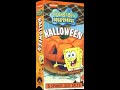 Opening To SpongeBob SquarePants Halloween 2002 VHS