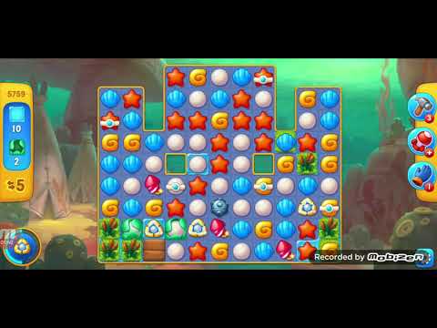 fishdom gameplay/ level 5759 / It is like the ads? / thank you