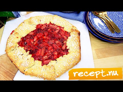 Mitt kök: Galette med jordgubbar och rabarber - TV4