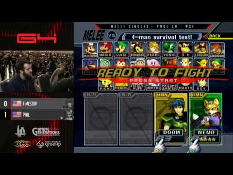 Genesis 4 - Phil (Fox) vs. Timestop (Marth) - SSBM Pools