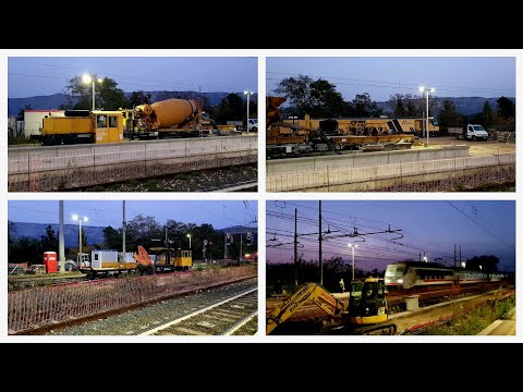 Priverno Fossanova - Intercity 1589 in transito e lavori in corso