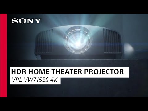 4K HDR Home Theater Projector: VPL-VW715ES | Sony