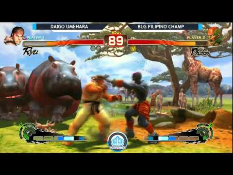 NCR8 - Daigo Umehara (RY) vs BLG Filipino Champ (DH) - SSF4 Top 8