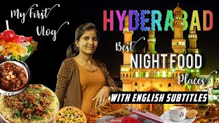 Best Night Food Places in Hyderabad | Indian Night Food | Pathar Ka Gosht | Hyderabadi Biryani