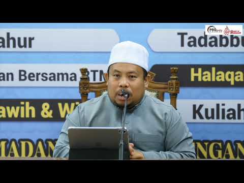 LIVE NOW Tazkirah Ramadan