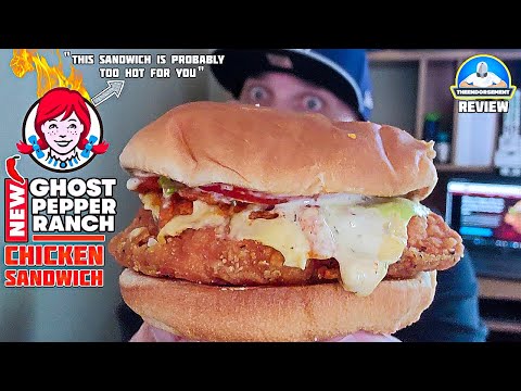 Wendy's® Ghost Pepper Chicken Sandwich Review!🌶️🐔 | HOTTEST SANDWICH IN FAST FOOD? | theendorsement