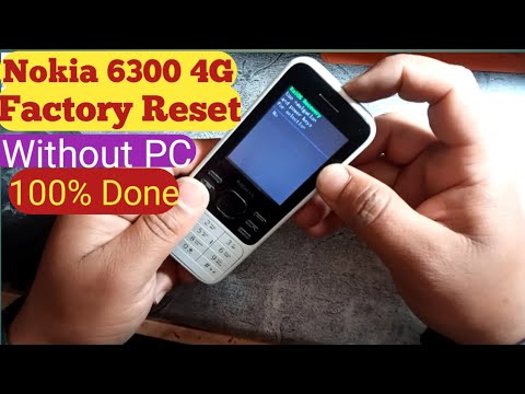 Nokia 6300 4G Ta-1287 Factory Reset||Nokia 6300 4G Hard Reset without PC
