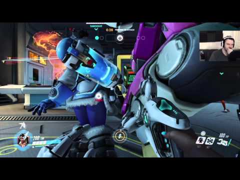 Overwatch Beta gameplay pt4 - Symmetra, the Indian Buffer