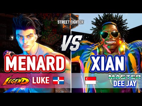 SF6 🔥 MenaRD (Luke) vs Xian (Dee Jay) 🔥 SF6 High Level Gameplay