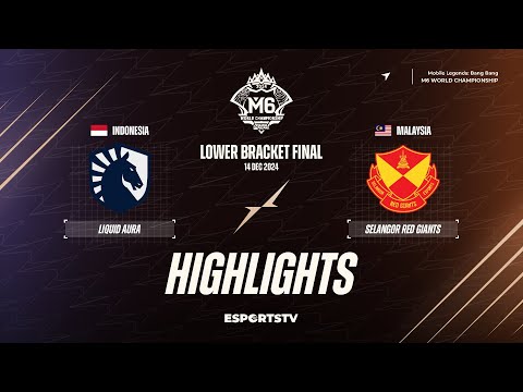 Team Liquid ID vs Selangor Red Giants HIGHLIGHTS M6 World Championship | SRG vs TLID ESPORTSTV