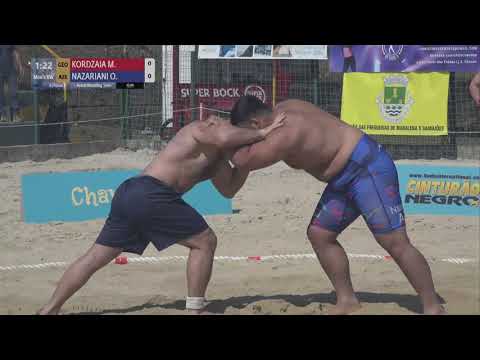 Round 2 Men's BW - +90 kg: M. KORDZAIA (GEO) v. O. NAZARIANI (AZE)
