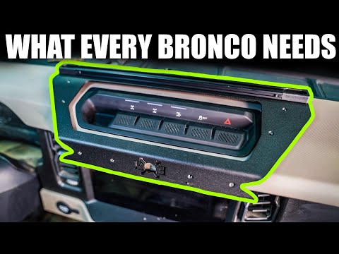 Ford Bronco Dash Accessory Mount Install EXPEDITION ESSENTIALS