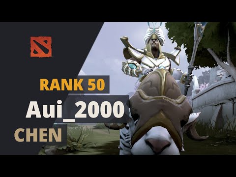 Aui_2000 (Rank 50) plays Chen Dota 2 Full Game