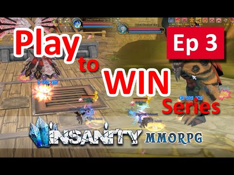 Insanity Flyff - Play to Win Series Ep. 3 (Tier 1 Dungeon Instance Bosses - Using Newbie Items)