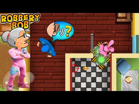Robbery Bob summer camp : Bunny Suit Vs Hag Costume Use Tool Part 57