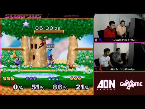 SCORPIUS 2020 - Losers Finals - TheSWOOPER & Wally vs Aklo & Foxy Grandpa