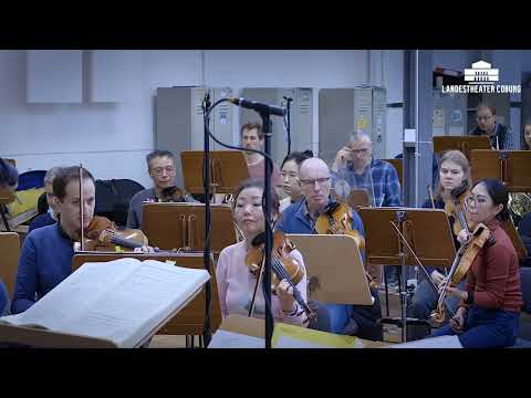 Orchesterprobe für „Götterdämmerung",  „Der Ring des Nibelungen" am Landestheater Coburg