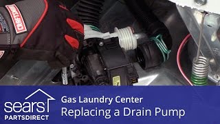 How to Replace a Gas Laundry Center Drain Pump (Kenmore, Frigidaire)