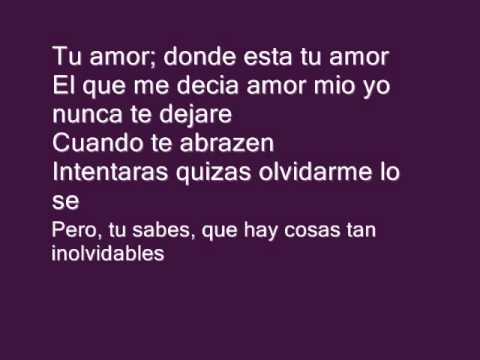 Donde esta tu amor 